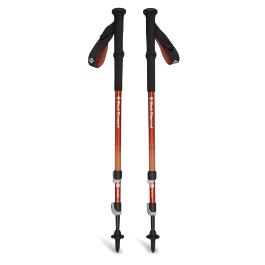 Bâtons de marche 3 brins TRAIL BACK TREKKING POLES burnt-sienna Black Diamond (la paire)