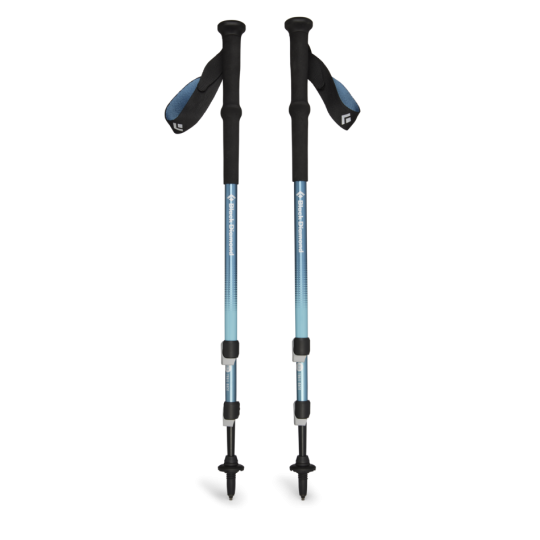 Bâtons de marche 3 brins TRAIL BACK TREKKING POLES creek-blue Black Diamond (la paire)