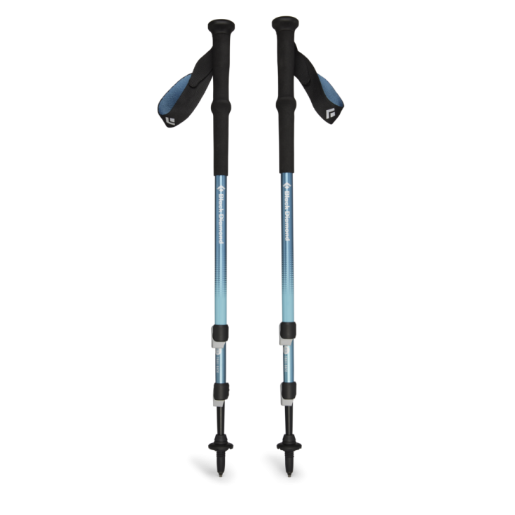 Bâtons de marche 3 brins TRAIL BACK TREKKING POLES creek-blue Black Diamond (la paire)