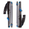 Bâtons Trail Running réglable 4 brins DISTANCE FLZ POLES pewter Black Diamond (la paire)