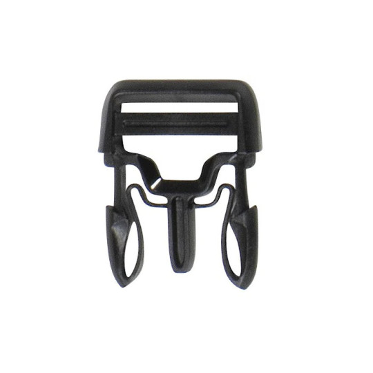 Pièce détachée ORTLIEB : Boucle réparation mâle X-LITE noire ORTLIEB ( x1 pièce)