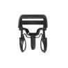 Pièce détachée ORTLIEB : Boucle réparation mâle X-LITE noire ORTLIEB ( x1 pièce)