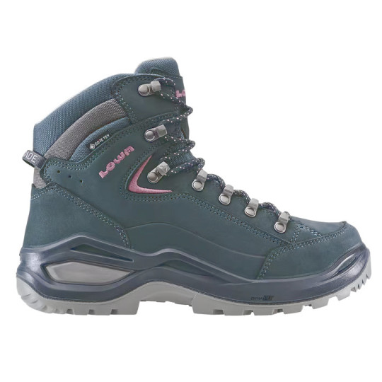 Chaussures de randonnée femme RENEGADE EVO GTX MID WS steel blue-old rose Lowa
