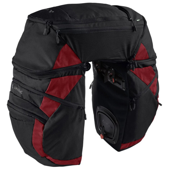 Sacoches vélo voyage KARAKORUM PRO 65L carmine VAUDE