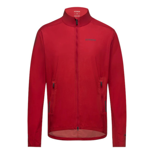 Veste coupe-vent Trail Running homme CONCURVE WINDBREAKER rouge GOREWEAR