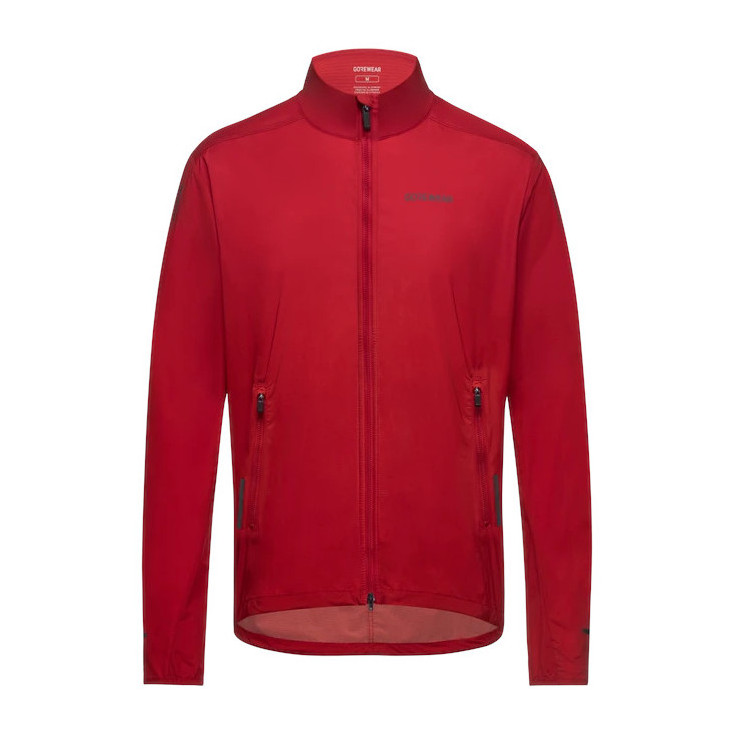 Veste coupe-vent Trail Running homme CONCURVE WINDBREAKER rouge GOREWEAR