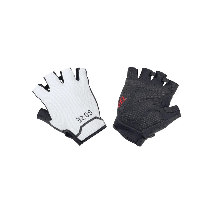 Gant mitaine vélo C5 SHORT GLOVES blanc GOREWEAR