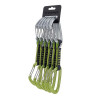 Lot de 6 dégaines escalade fil ORBIT WIRE EXPRESS 11cm green CAMP