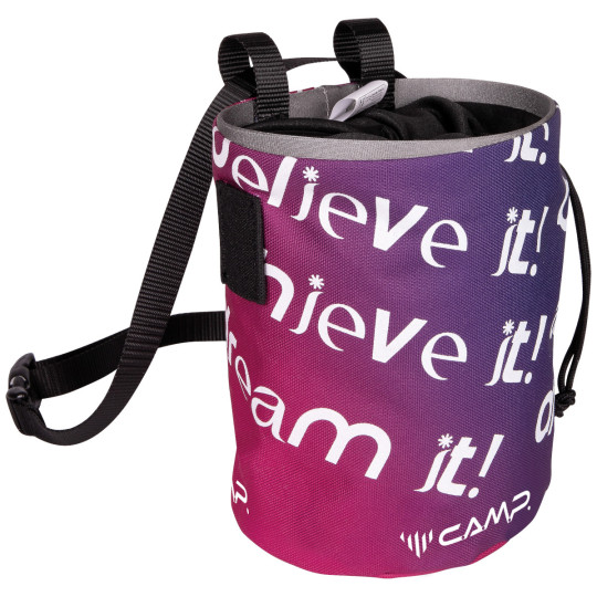 Sac à magnésie Escalade POLIMAGO JANJA violet-blanc CAMP