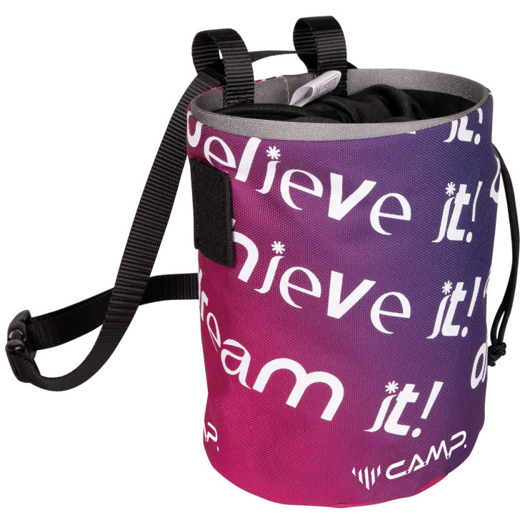 Sac à magnésie Escalade POLIMAGO JANJA violet-blanc CAMP