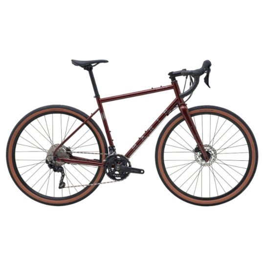 Vélo Gravel acier NICASIO 2 bordeaux 700C MARIN BIKES 2025