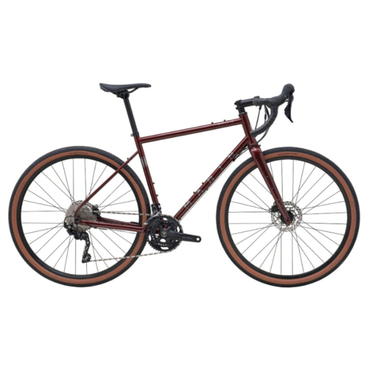Vélo Gravel acier NICASIO 2 bordeaux 700C MARIN BIKES 2025