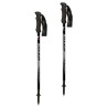 Bâtons de marche 3 brins COMPACT noir Fizan 2025 (la paire)