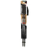 Bâtons de marche 3 brins COMPACT noir Fizan 2025 (la paire)