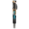 Bâtons de marche 3 brins COMPACT ocean-blue Fizan 2025 (la paire)