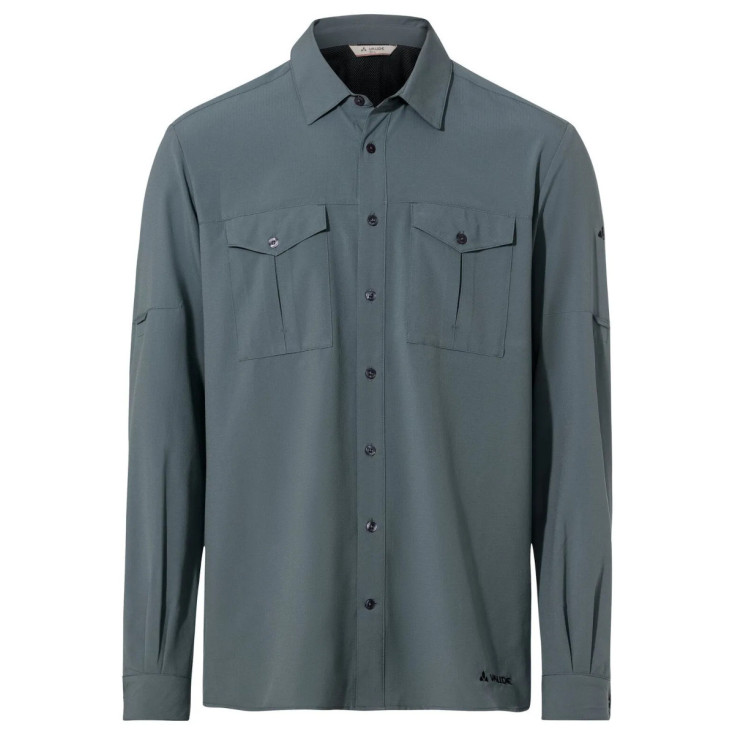 Chemise respirante ML été homme ROSEMOOR LS SHIRT II 964-heron Vaude