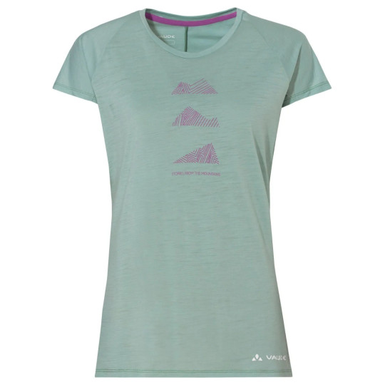 Tee-shirt laine mérinos femme Women's TEKOA WOOL T-Shirt dusty-fern Vaude