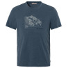 Tee-shirt fibres de bois TEKOA T-Shirt III bleu Vaude