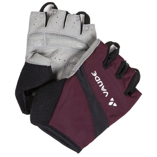 Gant mitaine vélo femme Women's ACTIVE GLOVES cassis VAUDE