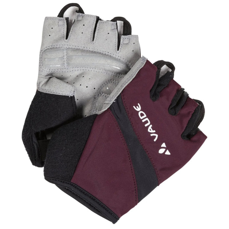 Gant mitaine vélo femme Women's ACTIVE GLOVES cassis VAUDE