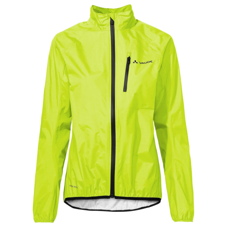 Veste pluie vélo femme WOMEN'S DROP JACKET III neon-yellow Vaude