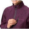 Veste pluie vélo femme WOMEN'S DROP JACKET III cassis Vaude