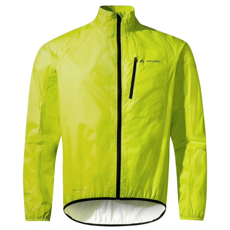 Veste pluie vélo homme DROP JACKET III neon-yellow Vaude
