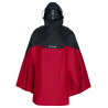 Poncho pluie vélo COVERO II unisexe red-black Vaude