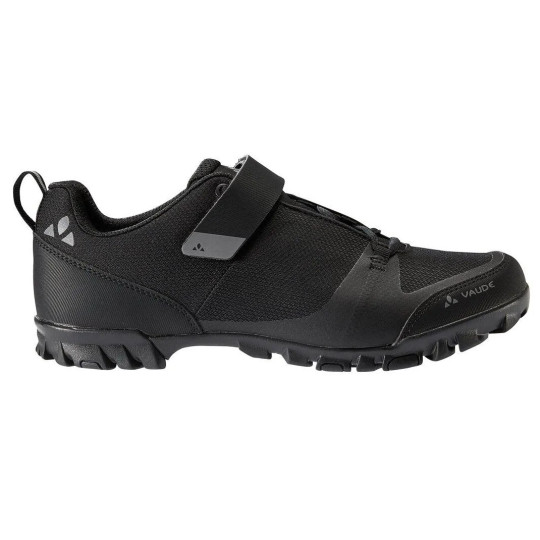 Chaussures vélo homme SPD velcro PAVEI II noires Vaude