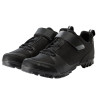 Chaussures vélo homme SPD velcro PAVEI II noires Vaude
