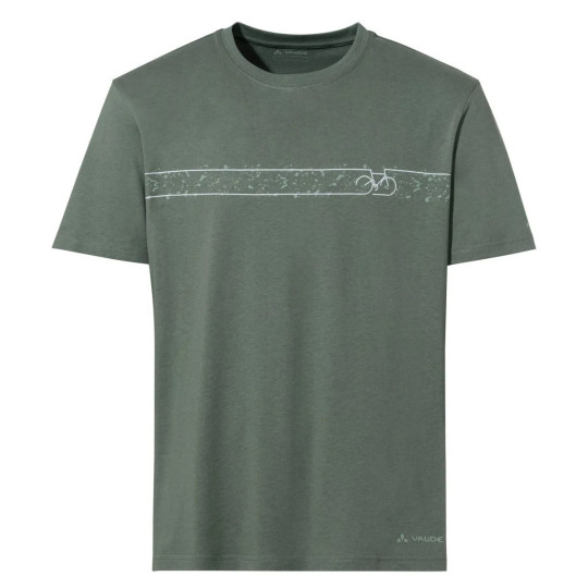 Tee-shirt coton bio CYCLIST T-Shirt V 123-agave Vaude