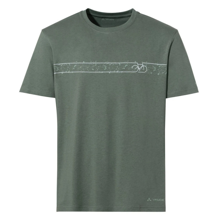 Tee-shirt coton bio CYCLIST T-Shirt V 123-agave Vaude