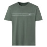 Tee-shirt coton bio CYCLIST T-Shirt V 123-agave Vaude