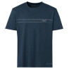 Tee-shirt coton bio CYCLIST T-Shirt V 241-blue Vaude