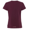 Tee-shirt coton bio femme WOMEN'S CYCLIST T-Shirt V cassis-rose Vaude