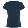 Tee-shirt coton bio femme WOMEN'S CYCLIST T-Shirt V blue Vaude