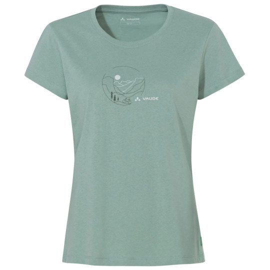 Tee-shirt coton bio femme WOMEN'S CYCLIST T-Shirt V 433-dusty-fern Vaude