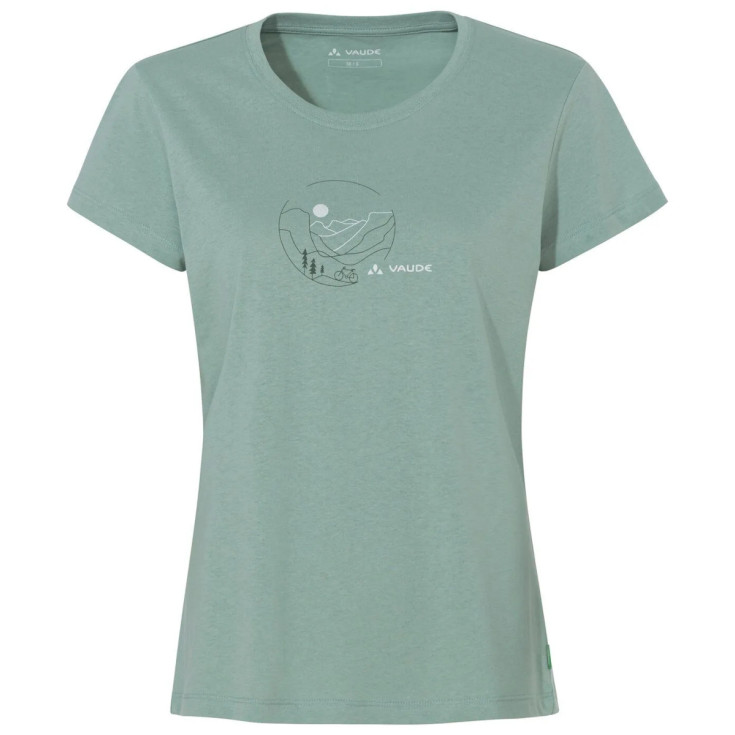 Tee-shirt coton bio femme WOMEN'S CYCLIST T-Shirt V 433-dusty-fern Vaude
