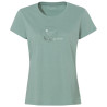 Tee-shirt coton bio femme WOMEN'S CYCLIST T-Shirt V 433-dusty-fern Vaude