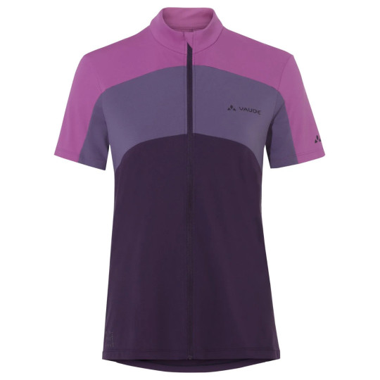 Maillot vélo femme WOMEN'S MATERA Full-zip 124-eggplant Vaude