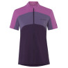 Maillot vélo femme WOMEN'S MATERA Full-zip 124-eggplant Vaude