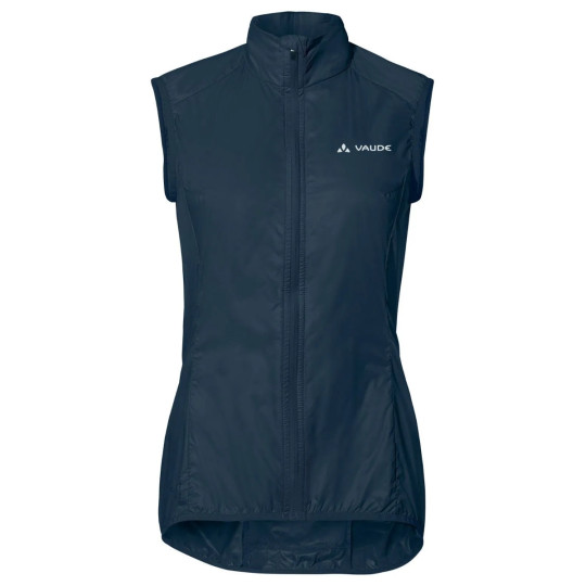 Gilet coupe-vent vélo femme WOMEN'S MATERA AIR VEST dark-sea blue Vaude