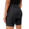 Cuissard vélo femme WOMEN'S POSTA SHORTY CYCLISTE noir Vaude