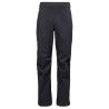 Sur-pantalon imperméable homme FINELINE STRETCH FULL ZIP PANTS noir Black Diamond