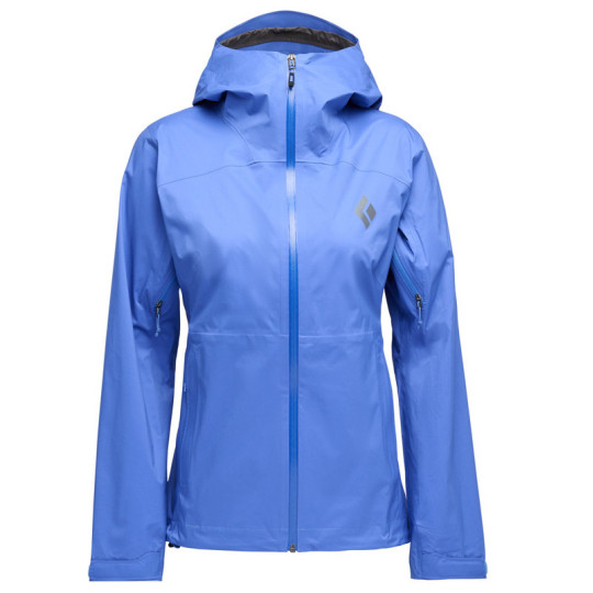 Veste imperméable femme WOMEN'S FINELINE STRETCH RAIN SHELL clean-blue Black Diamond