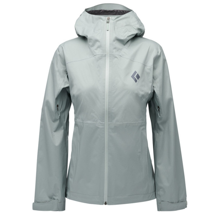 Veste imperméable femme WOMEN'S FINELINE STRETCH RAIN SHELL agave Black Diamond
