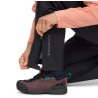 Sur-pantalon imperméable femme WOMEN'S FINELINE STRETCH FULL ZIP PANTS noir Black Diamond
