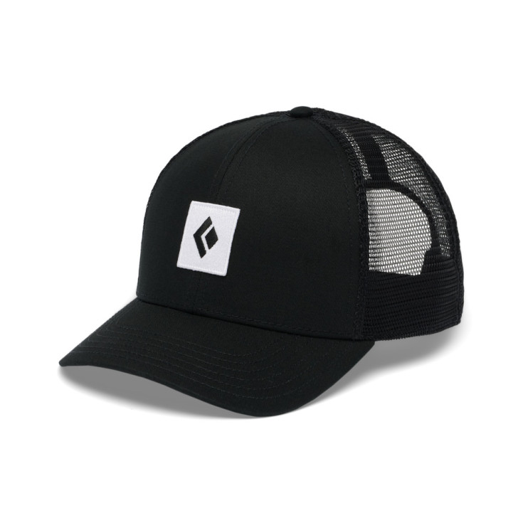 Casquette coton-mesh BD TRUCKER HAT noir-blanc Black Diamond