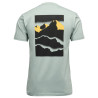 Tee-Shirt coton biologique MOUNTAINSCAPE TEE agave Black Diamond