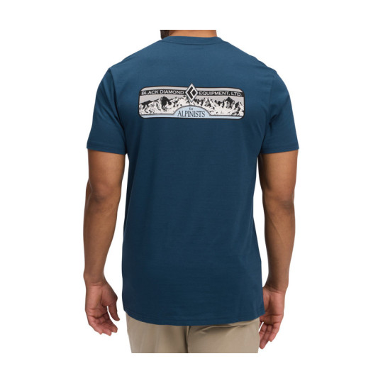 Tee-Shirt coton biologique HERITAGE ALPINIST TEE indigo Black Diamond
